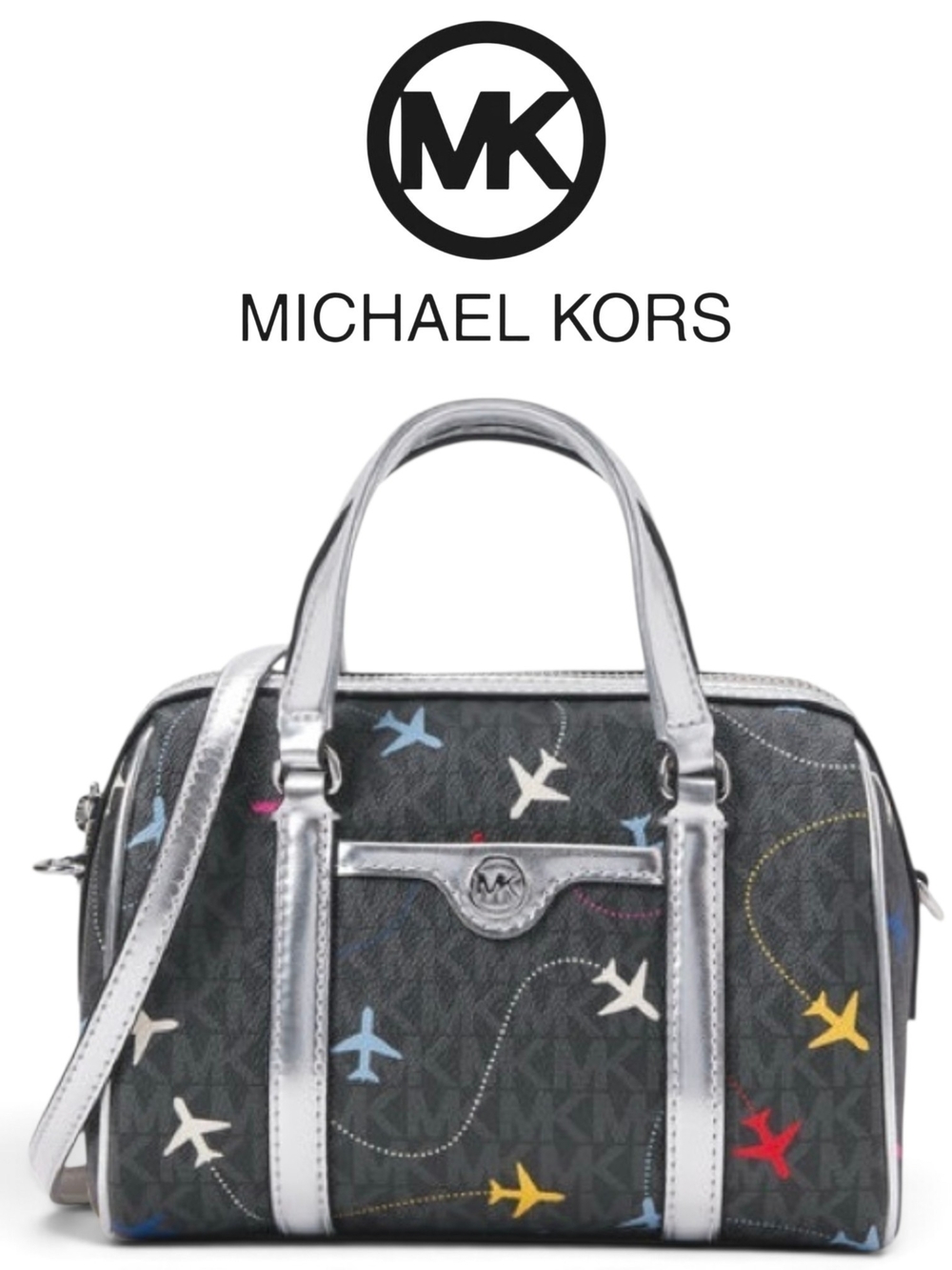 Michael Kors Jetset Airplane Satchel w/ Crossbody (Retail $498)